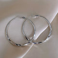 Aura Orbit Double Layer Hoops