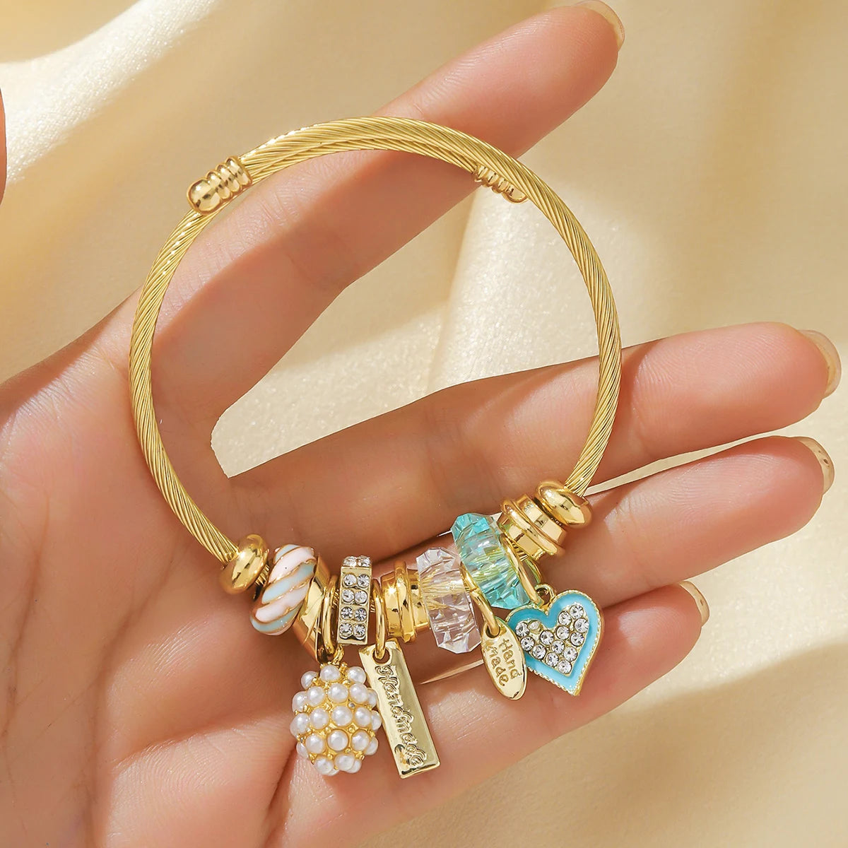 Aura Mystic Eye Charm Bracelet