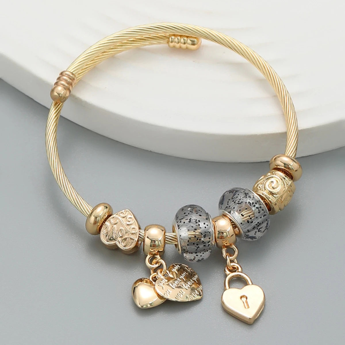 Aura Mystic Eye Charm Bracelet