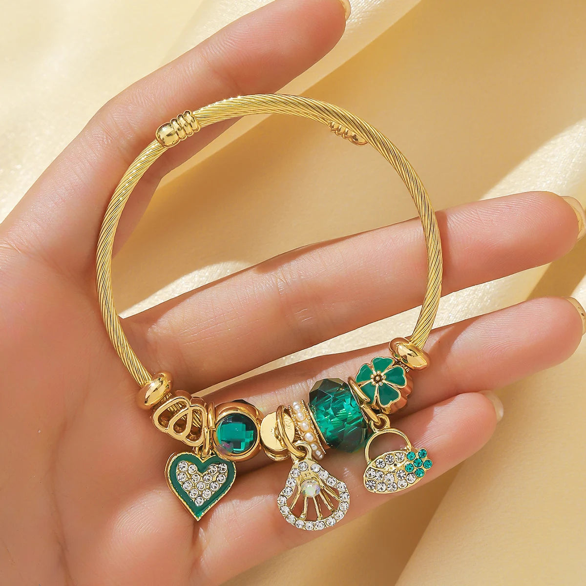 Aura Mystic Eye Charm Bracelet