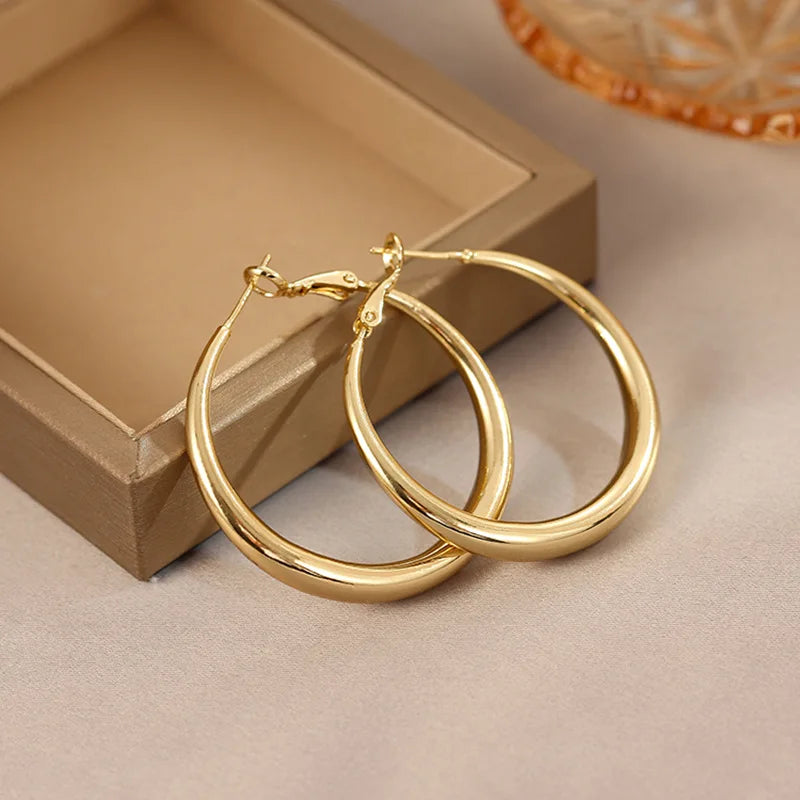 Aura Celestial Sphere Hoop Earrings