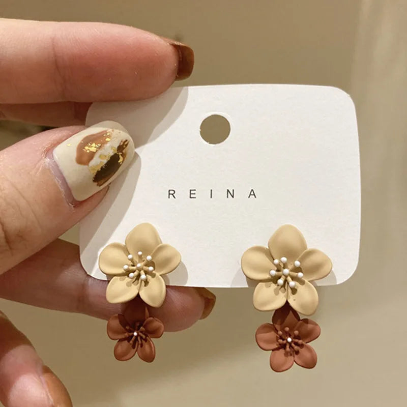 Café Blossom Earrings