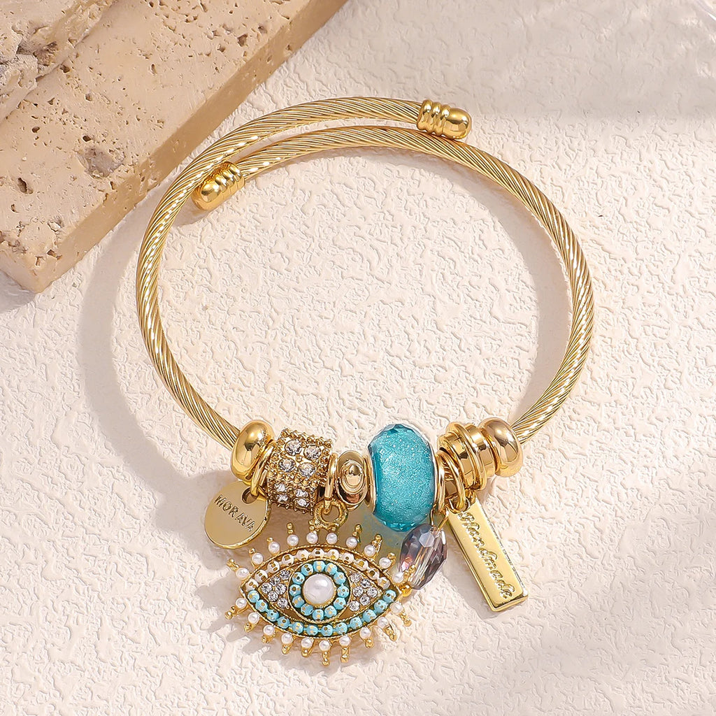 Aura Mystic Eye Charm Bracelet