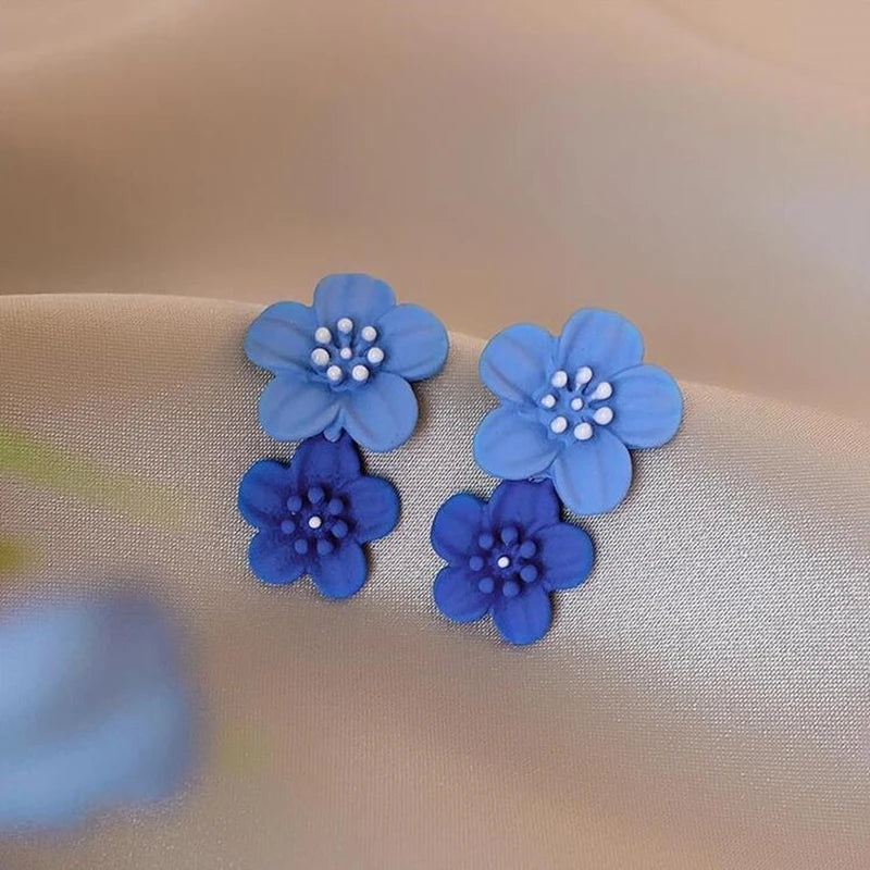 Aura Café Blossom Dangle Earrings