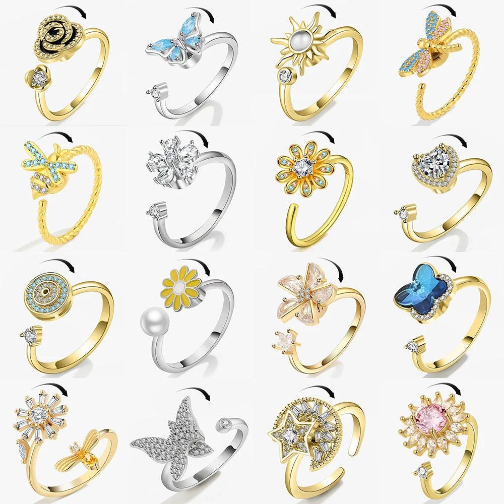 Aura Magic Motion Spinner Ring