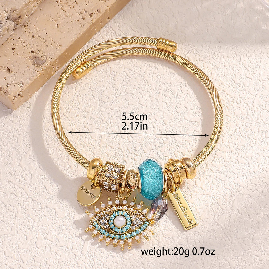 Aura Mystic Eye Charm Bracelet