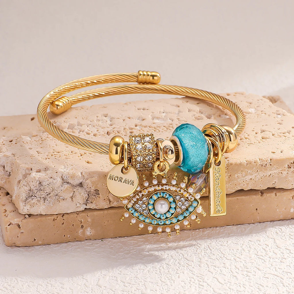 Aura Mystic Eye Charm Bracelet